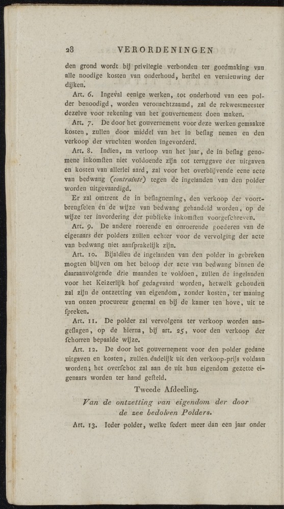 Nederlandsche pandecten, of Verzameling van wetten in het Koningrijk der Nederlanden / door W.Y. van Hamelsveld - 