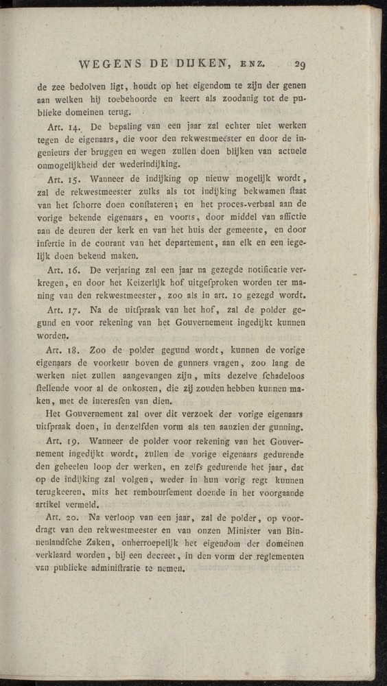 Nederlandsche pandecten, of Verzameling van wetten in het Koningrijk der Nederlanden / door W.Y. van Hamelsveld - 