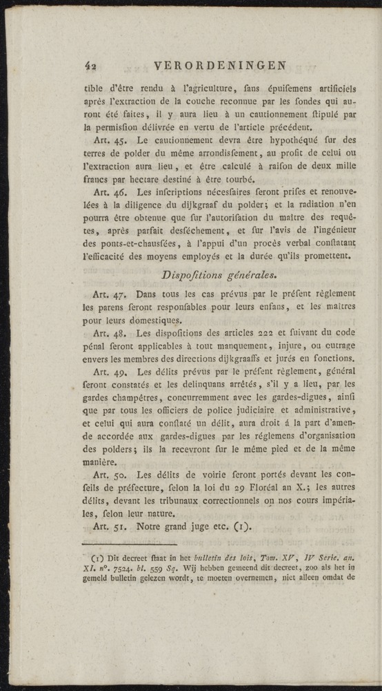 Nederlandsche pandecten, of Verzameling van wetten in het Koningrijk der Nederlanden / door W.Y. van Hamelsveld - 