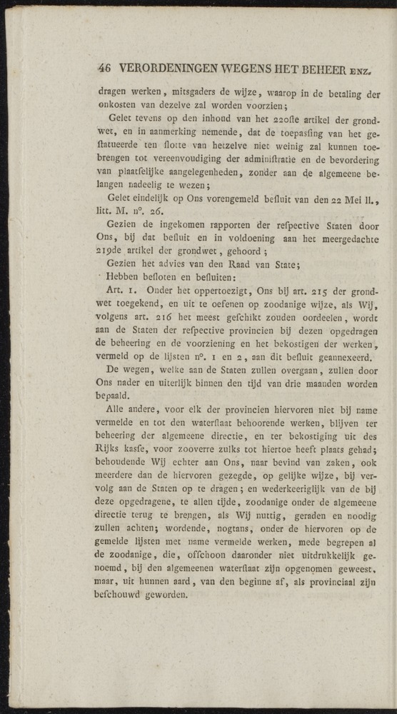 Nederlandsche pandecten, of Verzameling van wetten in het Koningrijk der Nederlanden / door W.Y. van Hamelsveld - 