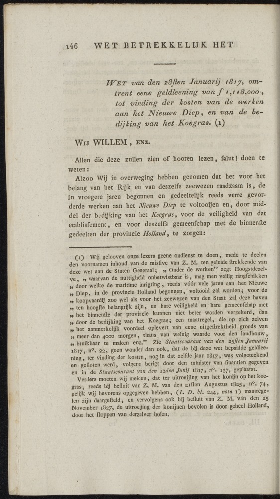 Nederlandsche pandecten, of Verzameling van wetten in het Koningrijk der Nederlanden / door W.Y. van Hamelsveld - 