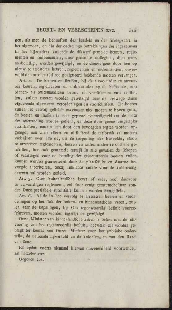 Nederlandsche pandecten, of Verzameling van wetten in het Koningrijk der Nederlanden / door W.Y. van Hamelsveld - 