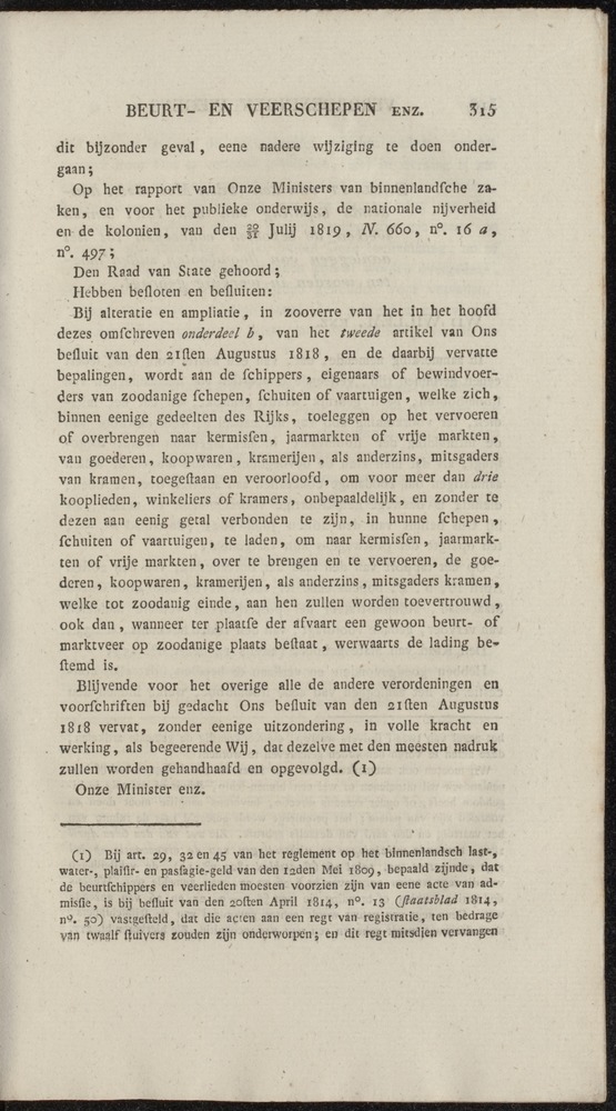 Nederlandsche pandecten, of Verzameling van wetten in het Koningrijk der Nederlanden / door W.Y. van Hamelsveld - 