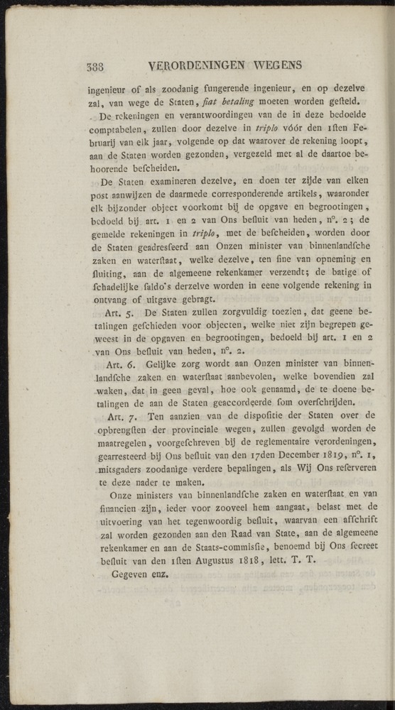 Nederlandsche pandecten, of Verzameling van wetten in het Koningrijk der Nederlanden / door W.Y. van Hamelsveld - 