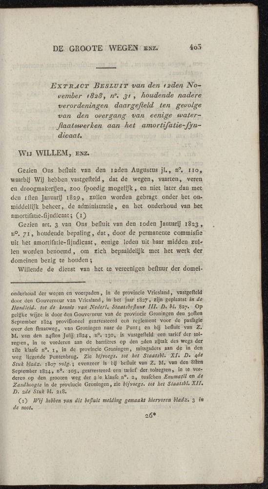 Nederlandsche pandecten, of Verzameling van wetten in het Koningrijk der Nederlanden / door W.Y. van Hamelsveld - 