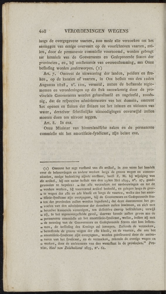 Nederlandsche pandecten, of Verzameling van wetten in het Koningrijk der Nederlanden / door W.Y. van Hamelsveld - 