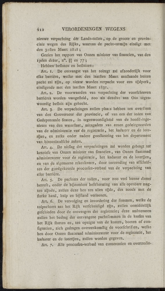 Nederlandsche pandecten, of Verzameling van wetten in het Koningrijk der Nederlanden / door W.Y. van Hamelsveld - 