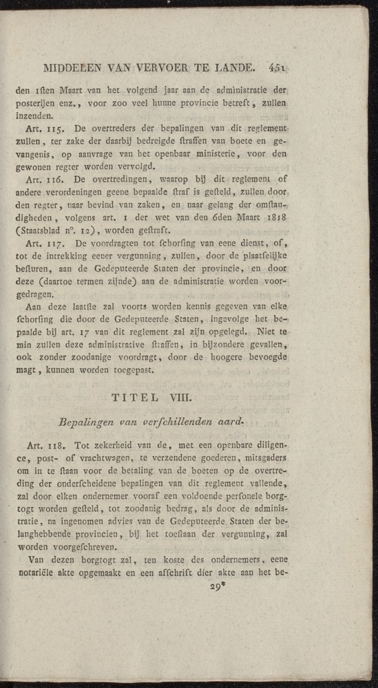 Nederlandsche pandecten, of Verzameling van wetten in het Koningrijk der Nederlanden / door W.Y. van Hamelsveld - 