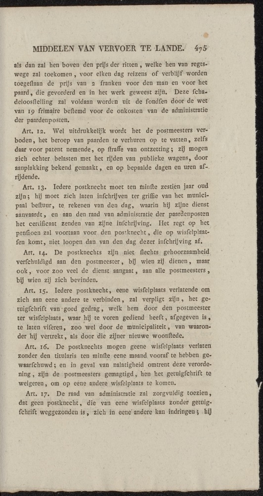 Nederlandsche pandecten, of Verzameling van wetten in het Koningrijk der Nederlanden / door W.Y. van Hamelsveld - 