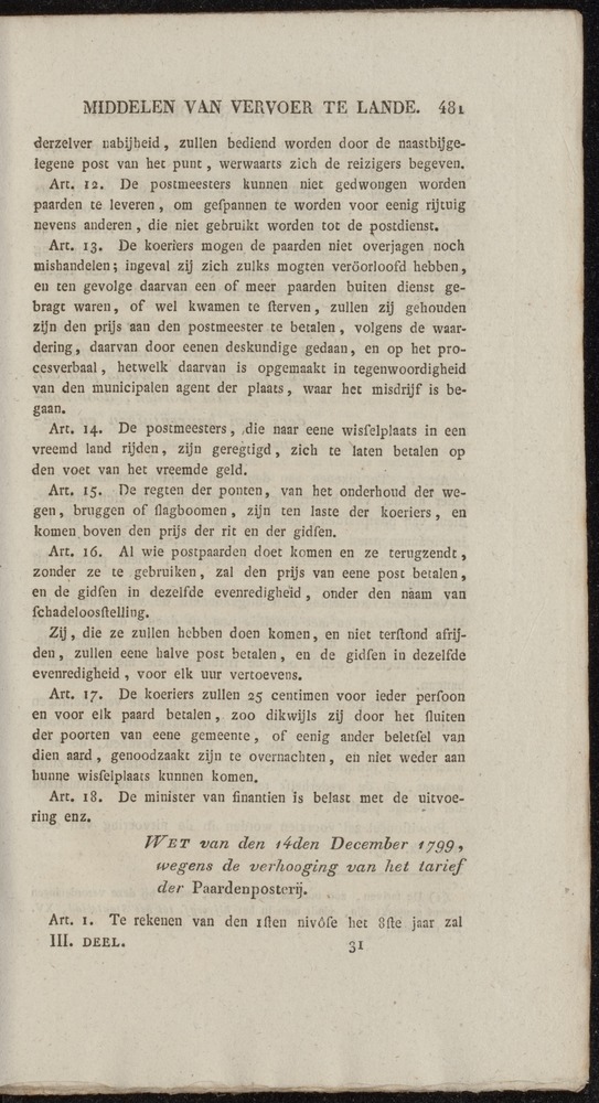 Nederlandsche pandecten, of Verzameling van wetten in het Koningrijk der Nederlanden / door W.Y. van Hamelsveld - 