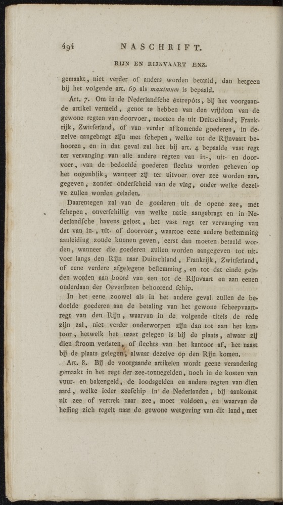 Nederlandsche pandecten, of Verzameling van wetten in het Koningrijk der Nederlanden / door W.Y. van Hamelsveld - 