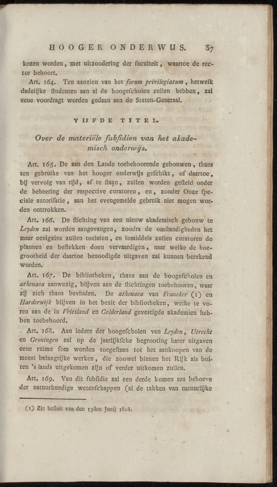 Nederlandsche pandecten, of Verzameling van wetten in het Koningrijk der Nederlanden / door W.Y. van Hamelsveld - 