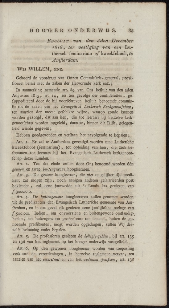 Nederlandsche pandecten, of Verzameling van wetten in het Koningrijk der Nederlanden / door W.Y. van Hamelsveld - 