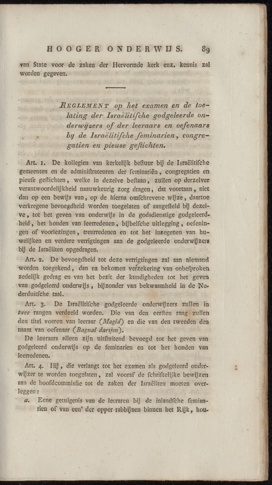 Nederlandsche pandecten, of Verzameling van wetten in het Koningrijk der Nederlanden / door W.Y. van Hamelsveld - 