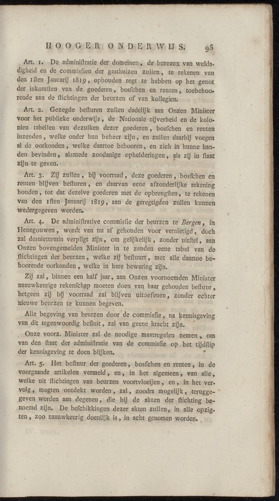 Nederlandsche pandecten, of Verzameling van wetten in het Koningrijk der Nederlanden / door W.Y. van Hamelsveld - 