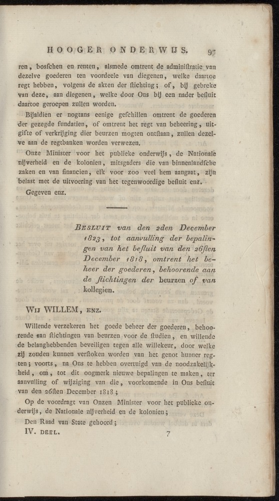 Nederlandsche pandecten, of Verzameling van wetten in het Koningrijk der Nederlanden / door W.Y. van Hamelsveld - 