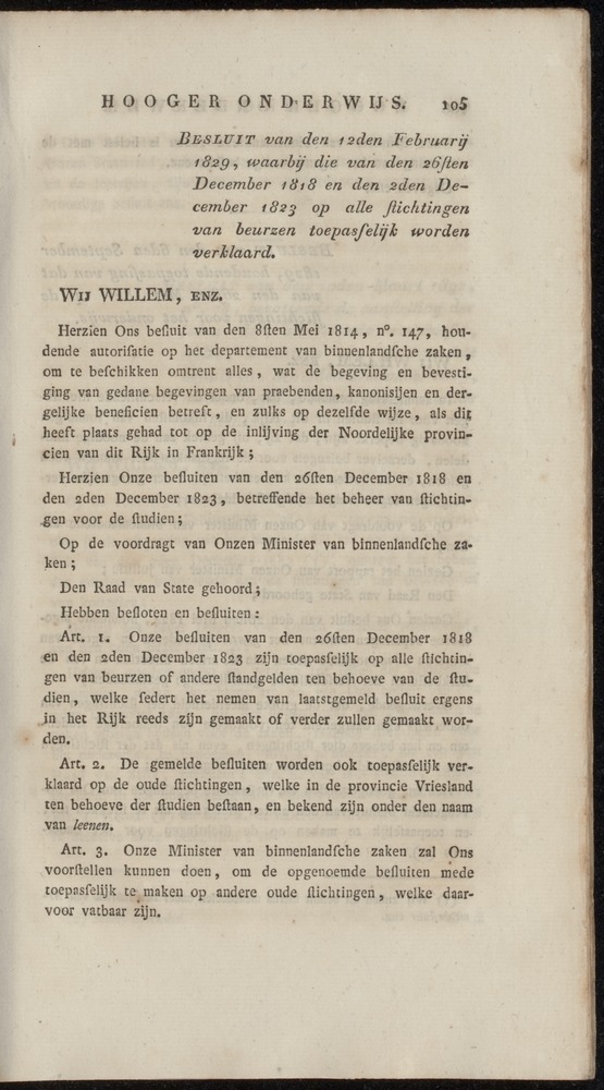 Nederlandsche pandecten, of Verzameling van wetten in het Koningrijk der Nederlanden / door W.Y. van Hamelsveld - 