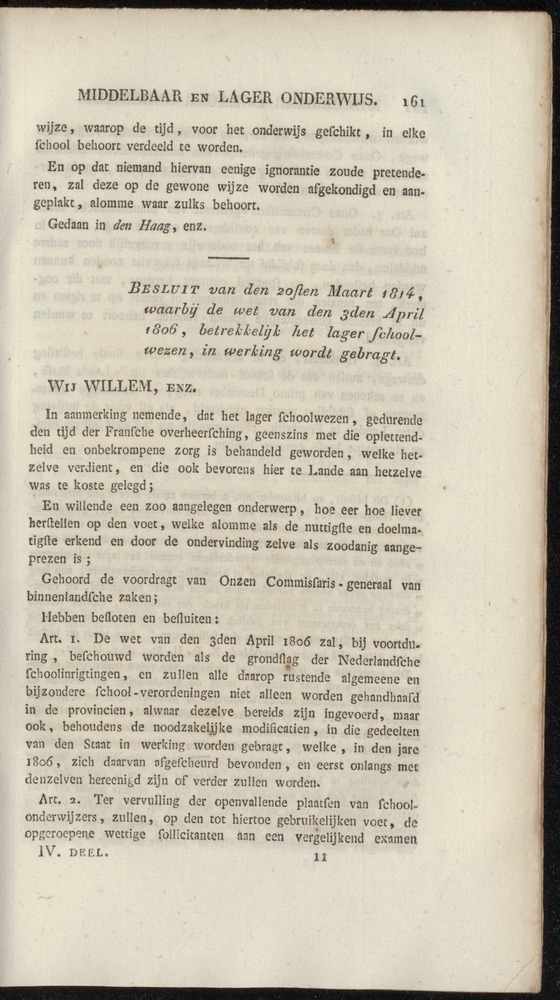 Nederlandsche pandecten, of Verzameling van wetten in het Koningrijk der Nederlanden / door W.Y. van Hamelsveld - 