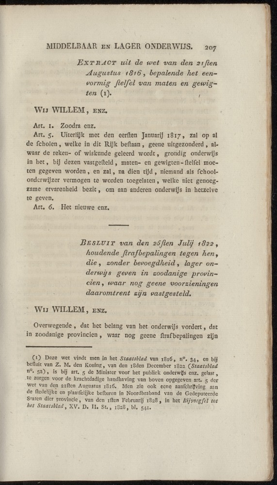 Nederlandsche pandecten, of Verzameling van wetten in het Koningrijk der Nederlanden / door W.Y. van Hamelsveld - 