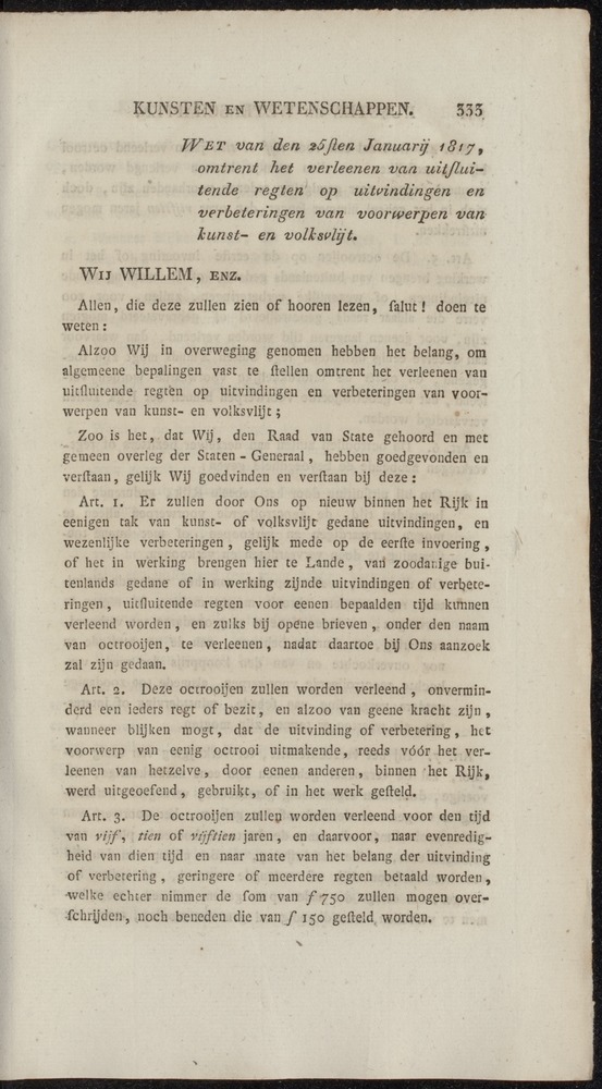Nederlandsche pandecten, of Verzameling van wetten in het Koningrijk der Nederlanden / door W.Y. van Hamelsveld - 