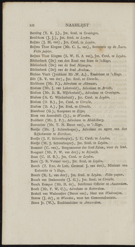 Nederlandsche pandecten, of Verzameling van wetten in het Koningrijk der Nederlanden / door W.Y. van Hamelsveld - 