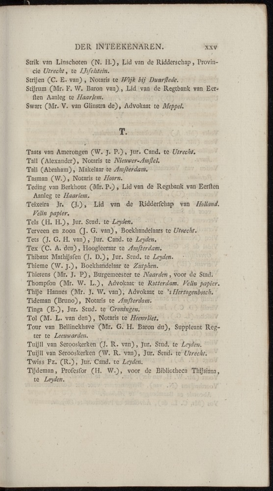 Nederlandsche pandecten, of Verzameling van wetten in het Koningrijk der Nederlanden / door W.Y. van Hamelsveld - 