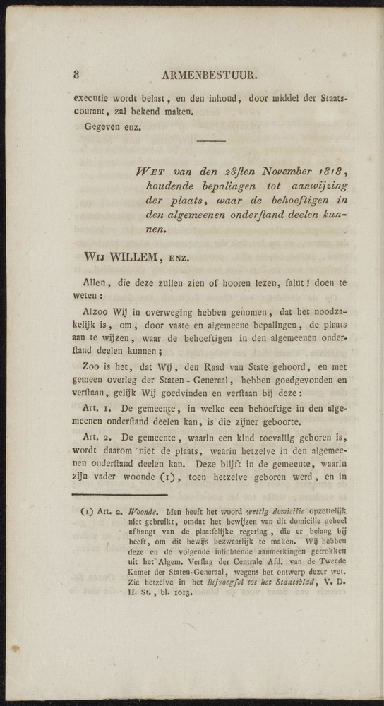 Nederlandsche pandecten, of Verzameling van wetten in het Koningrijk der Nederlanden / door W.Y. van Hamelsveld - 