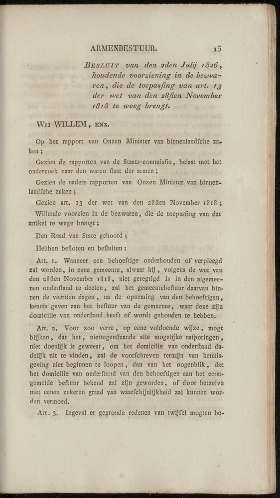 Nederlandsche pandecten, of Verzameling van wetten in het Koningrijk der Nederlanden / door W.Y. van Hamelsveld - 