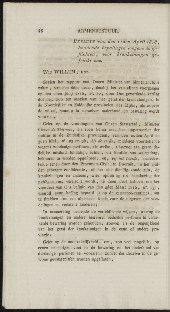 Nederlandsche pandecten, of Verzameling van wetten in het Koningrijk der Nederlanden / door W.Y. van Hamelsveld - 