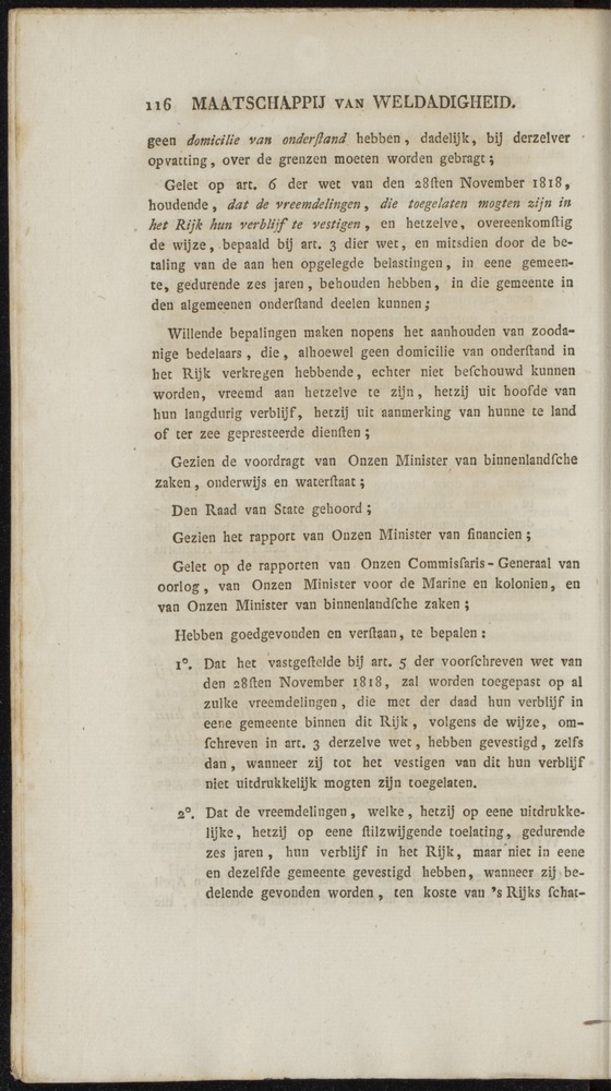 Nederlandsche pandecten, of Verzameling van wetten in het Koningrijk der Nederlanden / door W.Y. van Hamelsveld - 