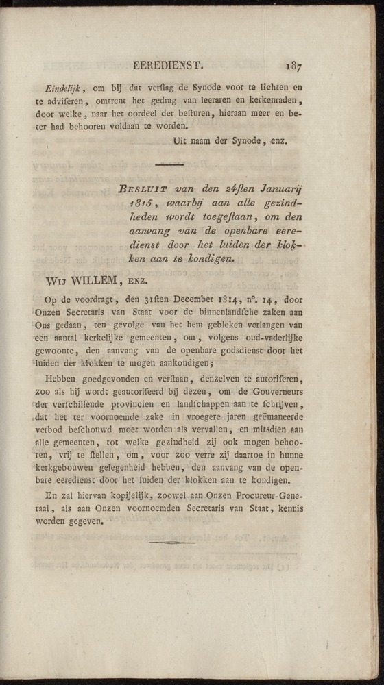 Nederlandsche pandecten, of Verzameling van wetten in het Koningrijk der Nederlanden / door W.Y. van Hamelsveld - 