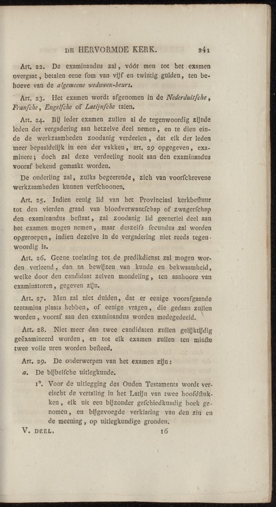 Nederlandsche pandecten, of Verzameling van wetten in het Koningrijk der Nederlanden / door W.Y. van Hamelsveld - 