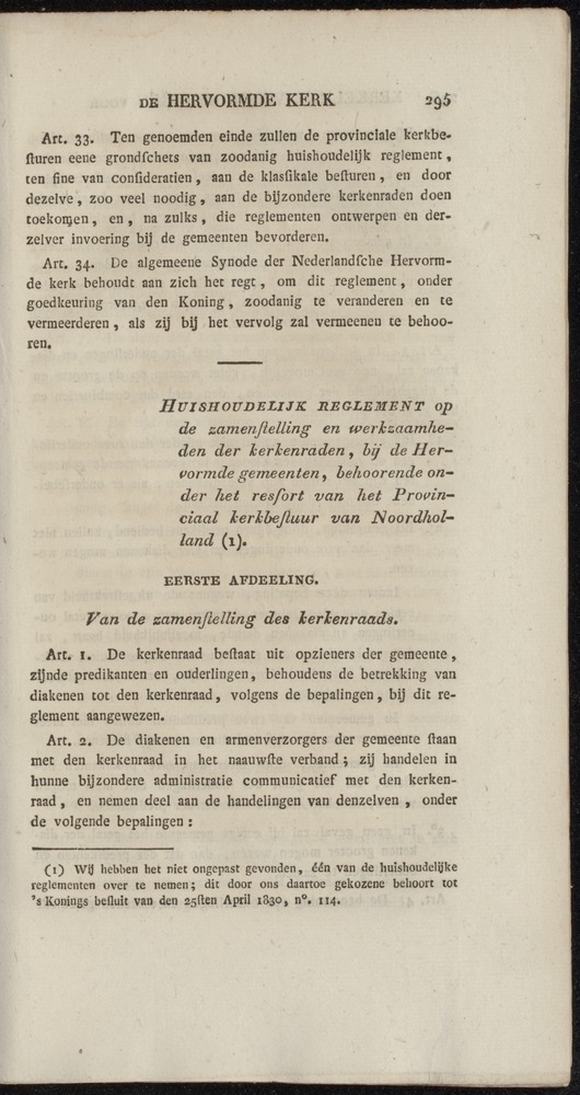 Nederlandsche pandecten, of Verzameling van wetten in het Koningrijk der Nederlanden / door W.Y. van Hamelsveld - 