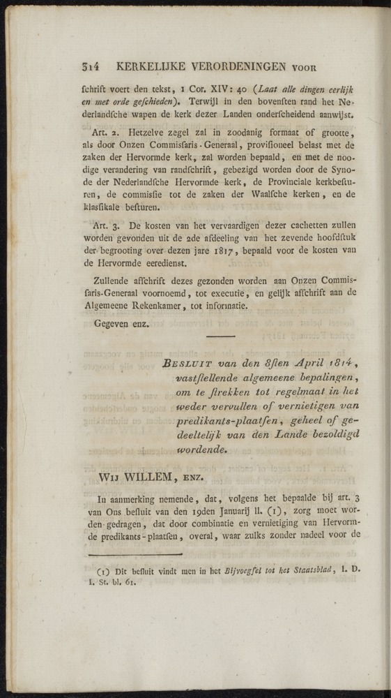Nederlandsche pandecten, of Verzameling van wetten in het Koningrijk der Nederlanden / door W.Y. van Hamelsveld - 