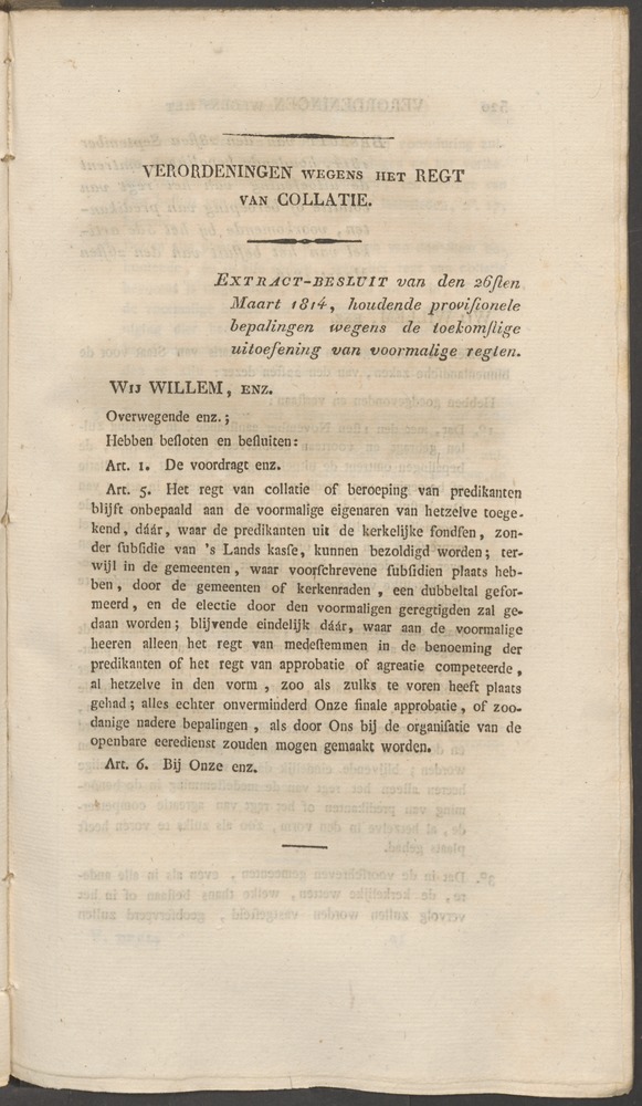 Nederlandsche pandecten, of Verzameling van wetten in het Koningrijk der Nederlanden / door W.Y. van Hamelsveld - 