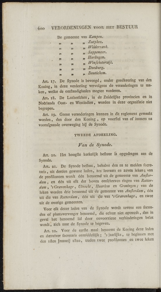 Nederlandsche pandecten, of Verzameling van wetten in het Koningrijk der Nederlanden / door W.Y. van Hamelsveld - 