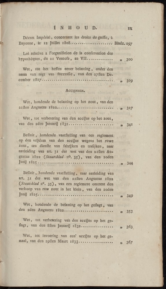 Nederlandsche pandecten, of Verzameling van wetten in het Koningrijk der Nederlanden / door W.Y. van Hamelsveld - 