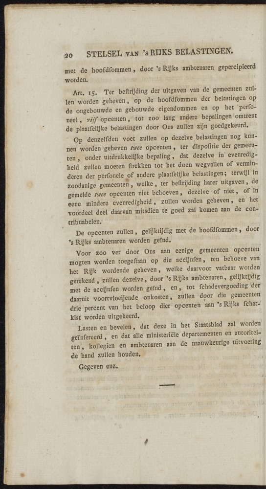 Nederlandsche pandecten, of Verzameling van wetten in het Koningrijk der Nederlanden / door W.Y. van Hamelsveld - 