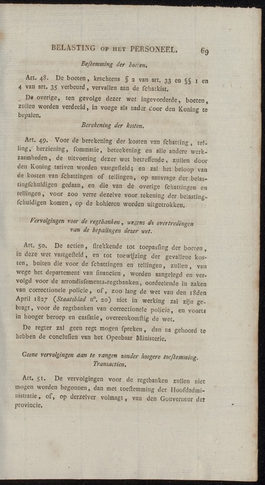 Nederlandsche pandecten, of Verzameling van wetten in het Koningrijk der Nederlanden / door W.Y. van Hamelsveld - 