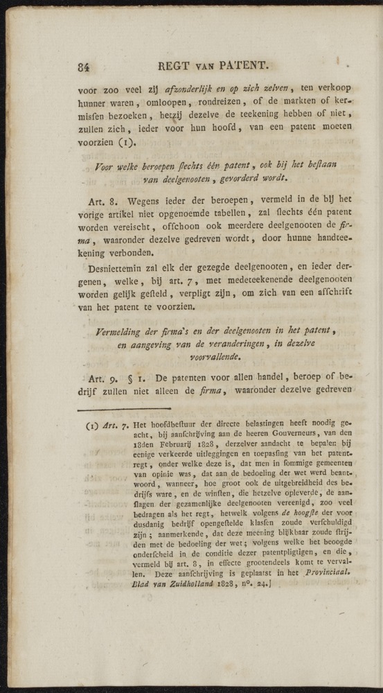 Nederlandsche pandecten, of Verzameling van wetten in het Koningrijk der Nederlanden / door W.Y. van Hamelsveld - 