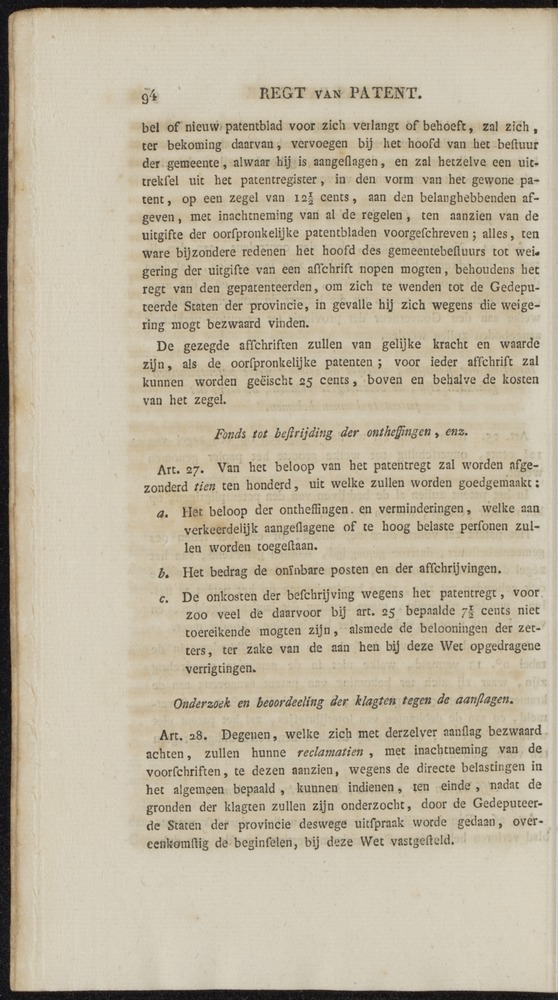 Nederlandsche pandecten, of Verzameling van wetten in het Koningrijk der Nederlanden / door W.Y. van Hamelsveld - 
