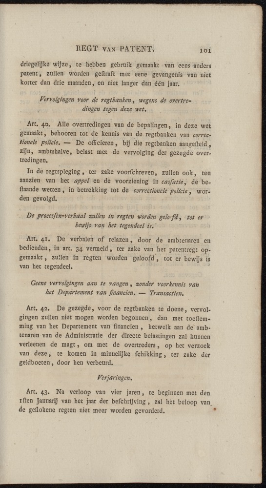 Nederlandsche pandecten, of Verzameling van wetten in het Koningrijk der Nederlanden / door W.Y. van Hamelsveld - 