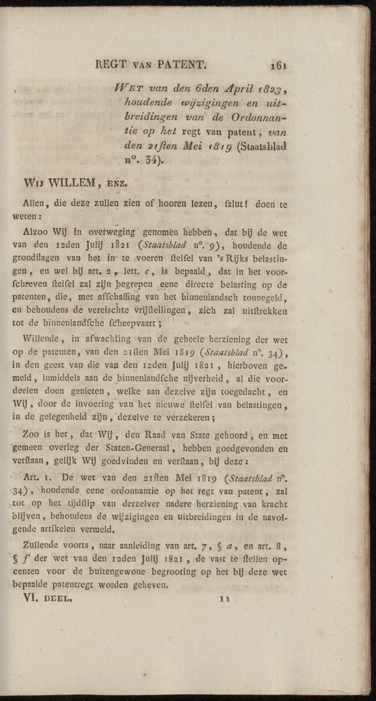 Nederlandsche pandecten, of Verzameling van wetten in het Koningrijk der Nederlanden / door W.Y. van Hamelsveld - 