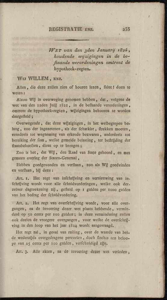Nederlandsche pandecten, of Verzameling van wetten in het Koningrijk der Nederlanden / door W.Y. van Hamelsveld - 