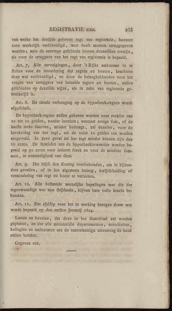 Nederlandsche pandecten, of Verzameling van wetten in het Koningrijk der Nederlanden / door W.Y. van Hamelsveld - 