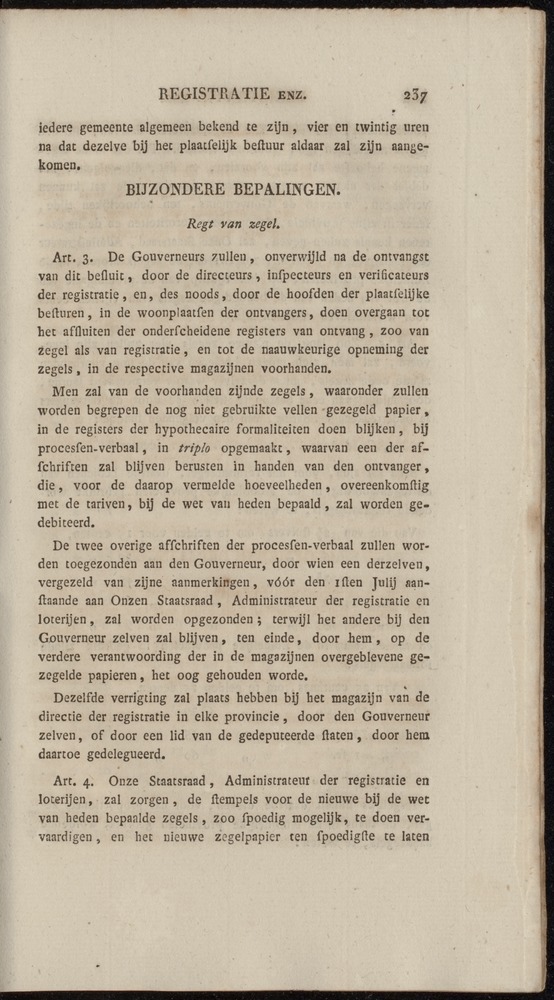 Nederlandsche pandecten, of Verzameling van wetten in het Koningrijk der Nederlanden / door W.Y. van Hamelsveld - 