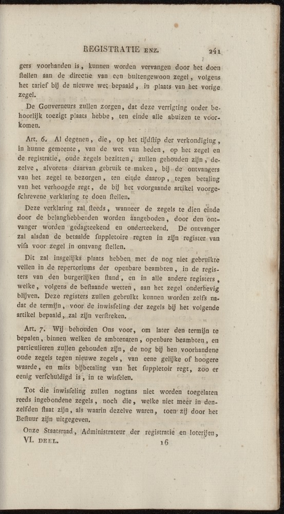 Nederlandsche pandecten, of Verzameling van wetten in het Koningrijk der Nederlanden / door W.Y. van Hamelsveld - 