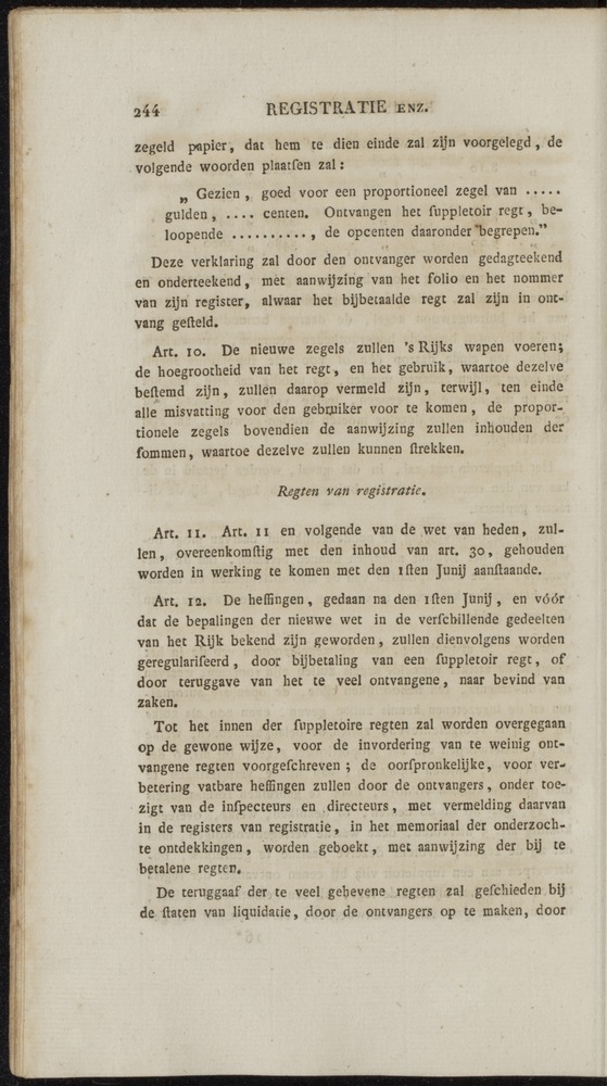 Nederlandsche pandecten, of Verzameling van wetten in het Koningrijk der Nederlanden / door W.Y. van Hamelsveld - 