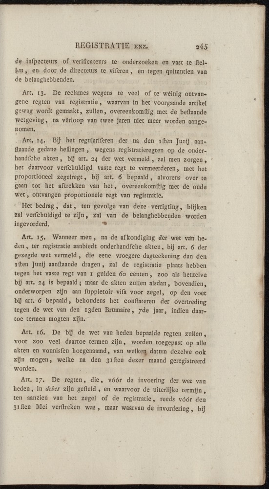 Nederlandsche pandecten, of Verzameling van wetten in het Koningrijk der Nederlanden / door W.Y. van Hamelsveld - 