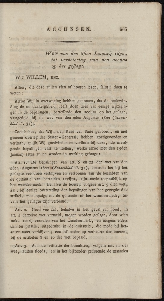 Nederlandsche pandecten, of Verzameling van wetten in het Koningrijk der Nederlanden / door W.Y. van Hamelsveld - 